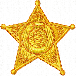 Police Embroidery Design 9